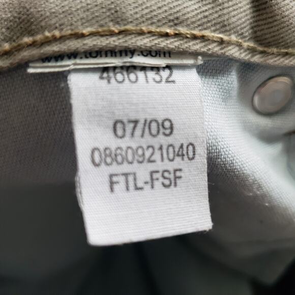 Tommy Hilfiger Jeans Mens 40 Classic Straight Bootcut American Embroidered 40x32 - Picture 10 of 10